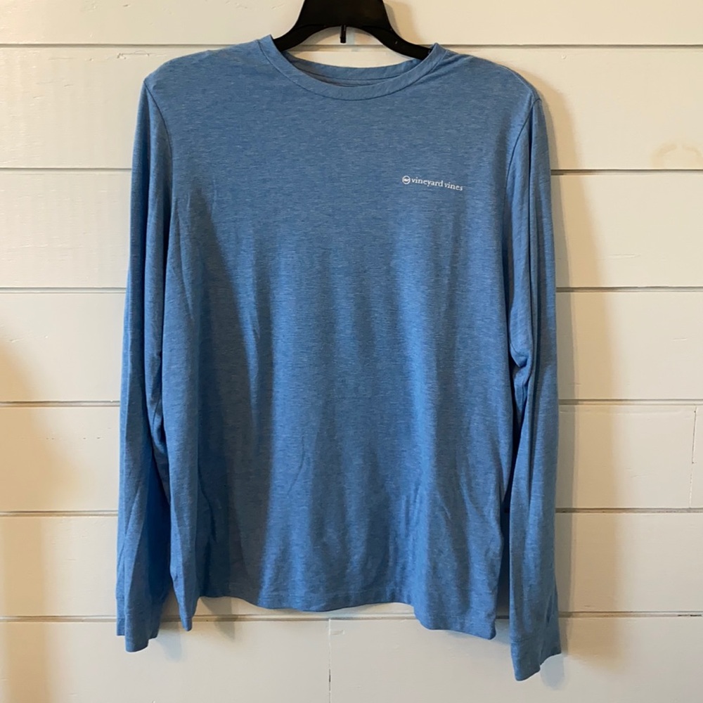 Vineyard Vines Boys Edgartown long sleeve XL tshirt. Blue